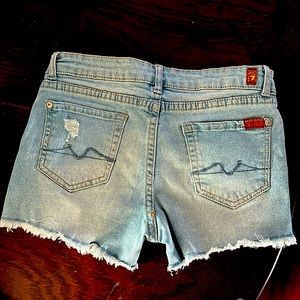 7 For All Mankind Shorts Size kid’s 10 Great Condition!!